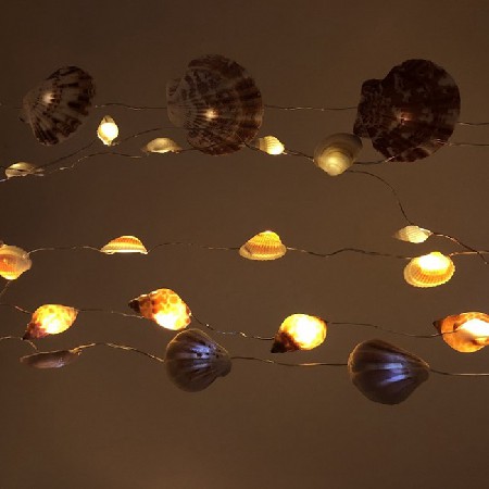 Led twinkle light shells